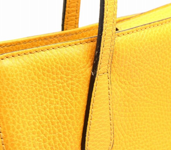 31802033 6 Gucci Swing Tote Bag Shoulder Tote Leather Yellow