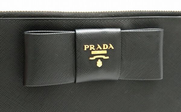 31810429 7 Prada Pouch Saffiano Leather Black