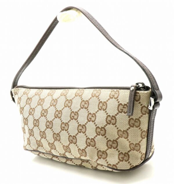 31810996 1 Gucci GG Accessory Pouch Handbag Sub Khaki Brown