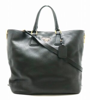 31811032 LOUIS VUITTON On the Go PM Handbag Black Beige