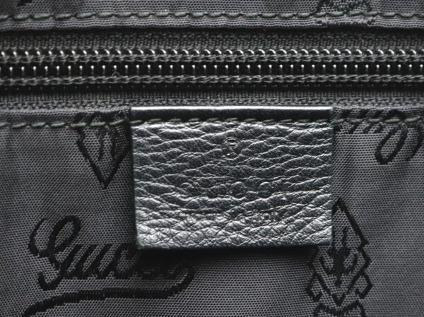 31820302 7 Gucci Guccisima Crossbody Shoulder Bag Leather Black