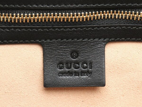 31820326 8 Gucci Nimfair Small Bamboo 2WAY Shoulder Bag Leather Black