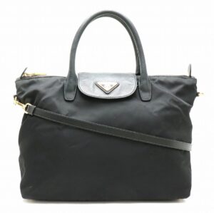 31820344 Prada TESSUTO VITELLO Shoulder Bag Nero