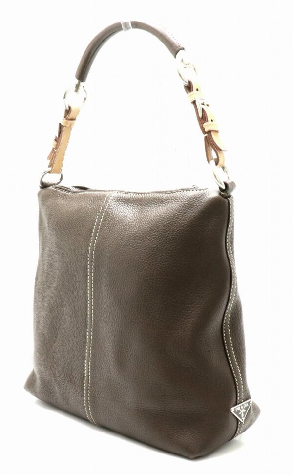 31820348 1 Prada Shoulder Bag Leather Brown