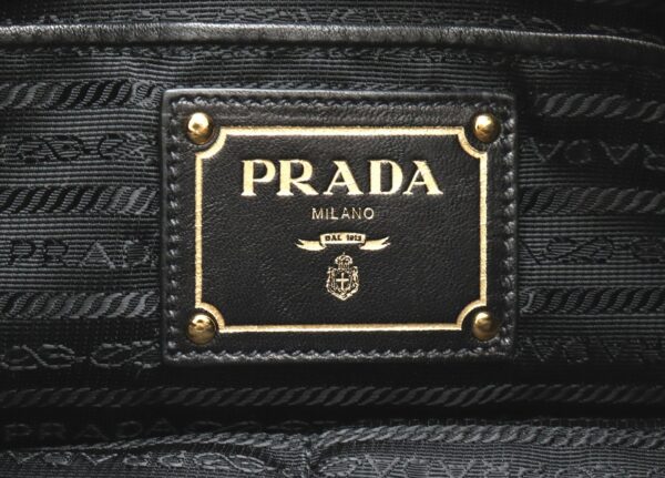 31820373 8 Prada Handbag 2WAY Crossbody Nylon Leather Black