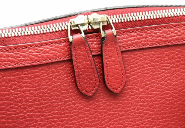 31820721 5 Gucci Leather Tote Bag Handbag 2WAY Shoulder Bag Red