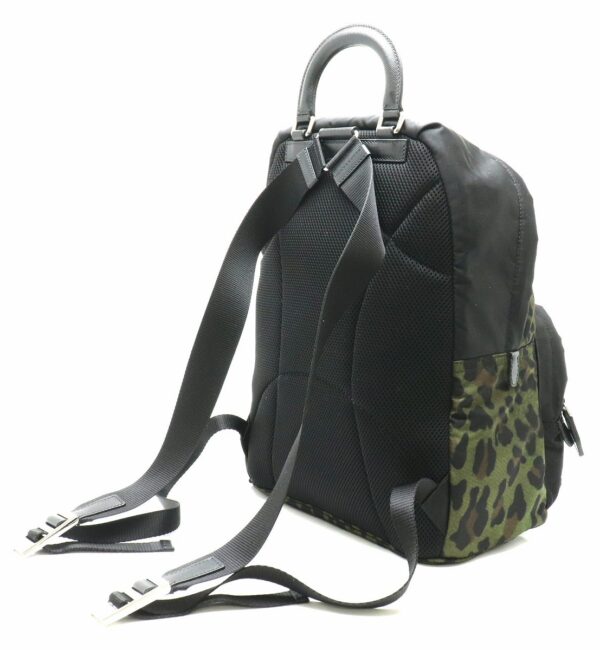 31820728 1 Prada Daypack Nylon Leather Leopard Pattern