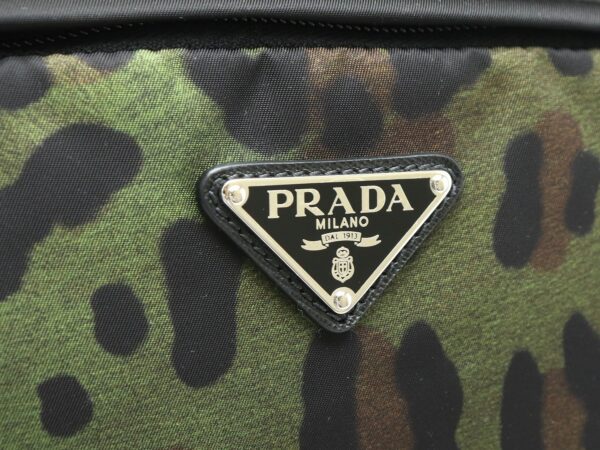 31820728 7 Prada Daypack Nylon Leather Leopard Pattern