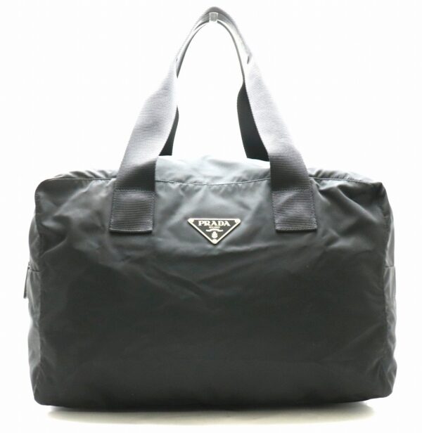 31820779 Prada Bag Nylon Leather Black