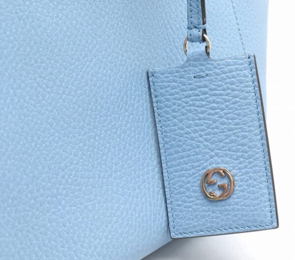 31820874 7 Gucci Swing Tote Bag Shoulder Bag Tote Leather Sky Blue