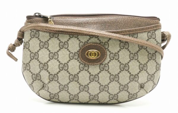 31821358 Gucci GG Plus Shoulder Khaki Beige Brown