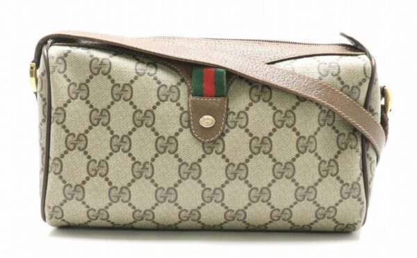 31821431 Gucci GG Plus Sherry Line Crossbody Khaki Beige