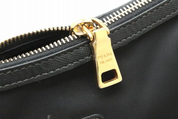 31821962 5 Prada Shoulder Bag Crossbody Nylon Leather Black