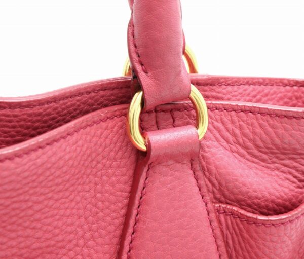 31821971 6 Prada Tote Bag 2WAY Embossed Leather Pink