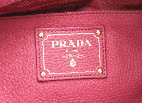 31821971 8 Prada Tote Bag 2WAY Embossed Leather Pink