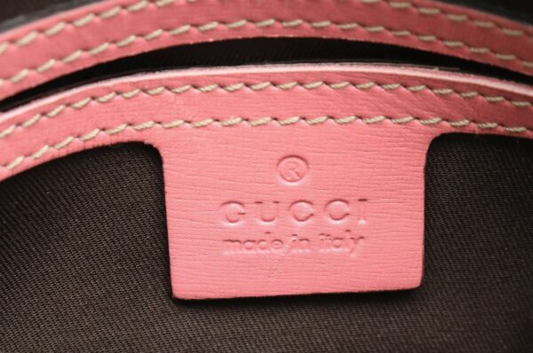 31821973 7 Gucci GG Plus GG Supreme Leather Bag Pink