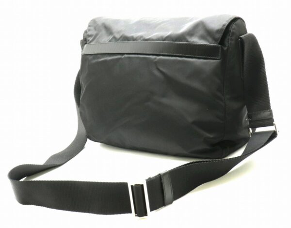 31830512 1 Prada Shoulder Bag Messenger Nylon Leather Black