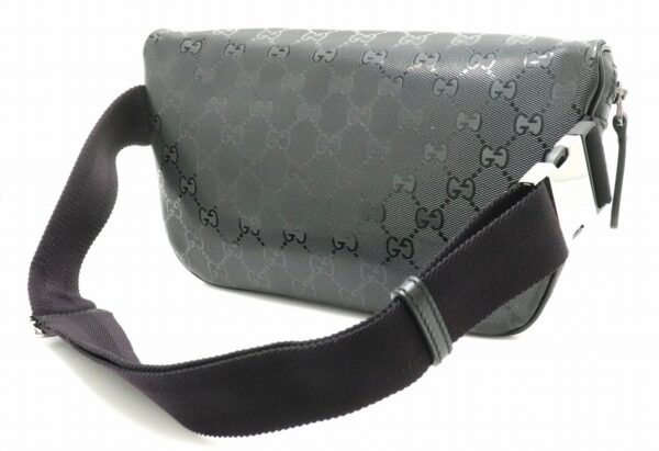 31830713 1 Gucci GG Implement Leather Waist Bag Black