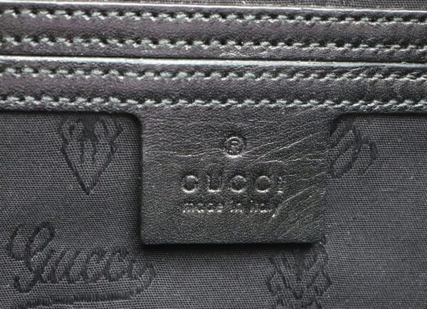 31830713 7 Gucci GG Implement Leather Waist Bag Black