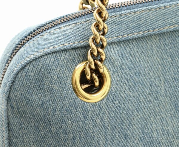 31830725 6 Gucci Soho Interlocking G Chain Denim Shoulder Bag