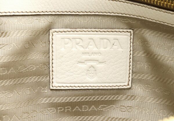 31830971 8 Prada Tote Bag Shoulder Nylon Leather Khaki Green