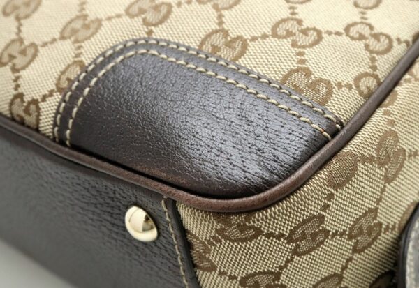 31831844 2 Gucci Princy GG Ribbon Leather Bag Khaki