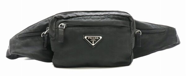 31831864 Prada Waist Bag Nylon Black