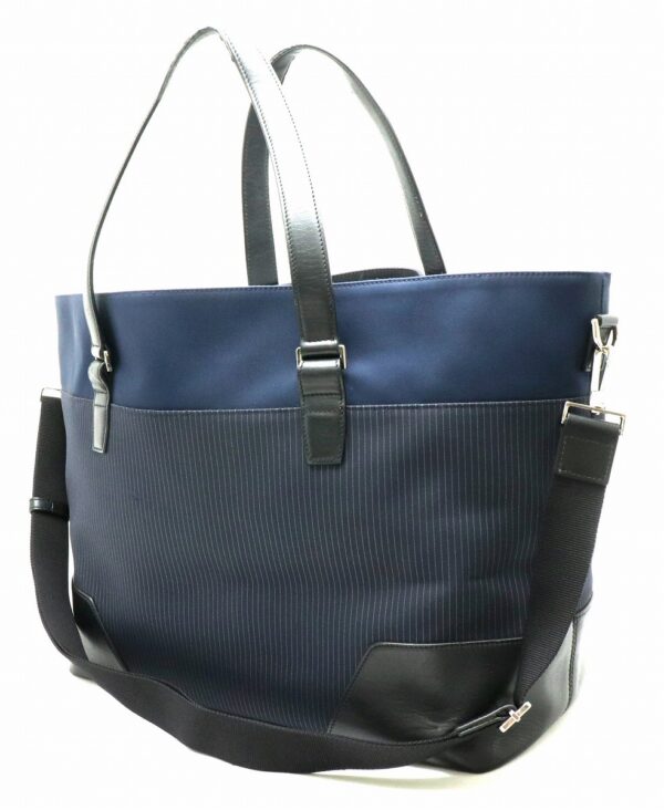 31840753 1 Christian Dior Dior Homme Tote Bag 2WAY Leather Black Navy