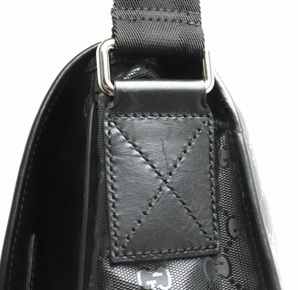 31840769 6 Gucci GG Implement Leather Shoulder Bag Black