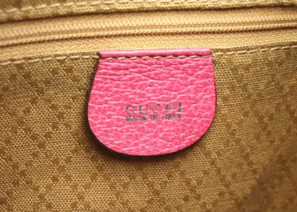 31840772 8 Gucci Bamboo Suede Leather Mini Rucksack Pink