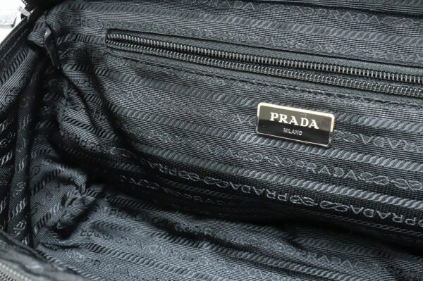 31840814 4 Prada Shoulder Bag Body Bag Nylon Leather Black