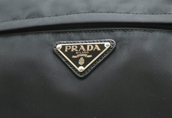 31840814 7 Prada Shoulder Bag Body Bag Nylon Leather Black