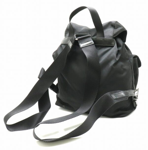 31840835 1 Prada Backpack Nylon Leather Black