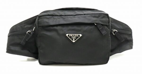 31841577 Prada Waist Bag Nylon Black