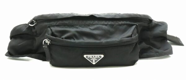 31841806 Prada Waist Bag Nylon Black