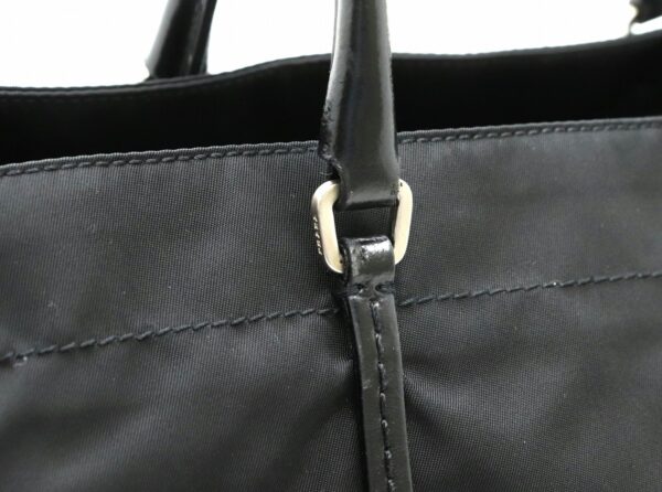 31841918 6 Prada Tote Bag Shoulder Tote Nylon Leather Black