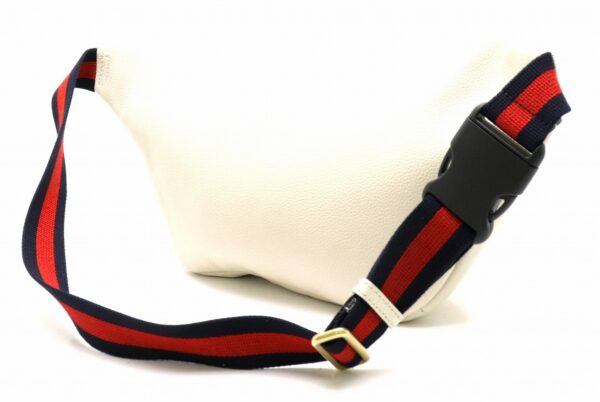 31841959 1 Gucci Print Sherry Line Leather Waist Bag Ivory