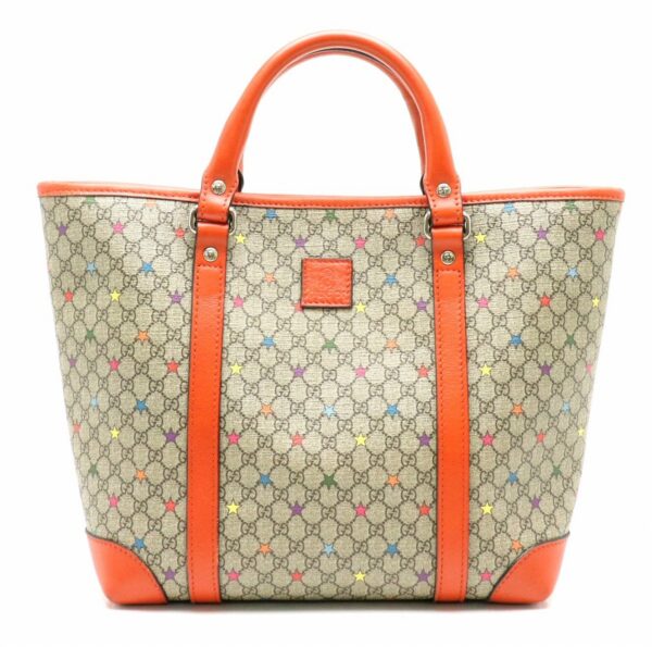 31850435 Gucci Line GG Supreme Leather Mini Tote Bag Orange