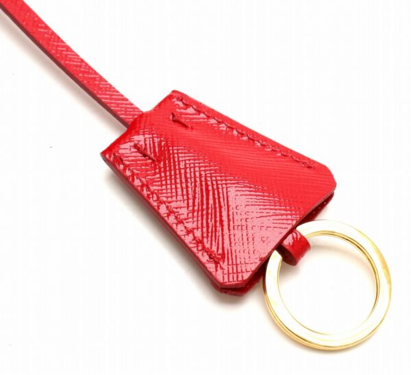 31850466 7 Prada Promenade Handbag 2WAY Crossbody Enamel Leather Red