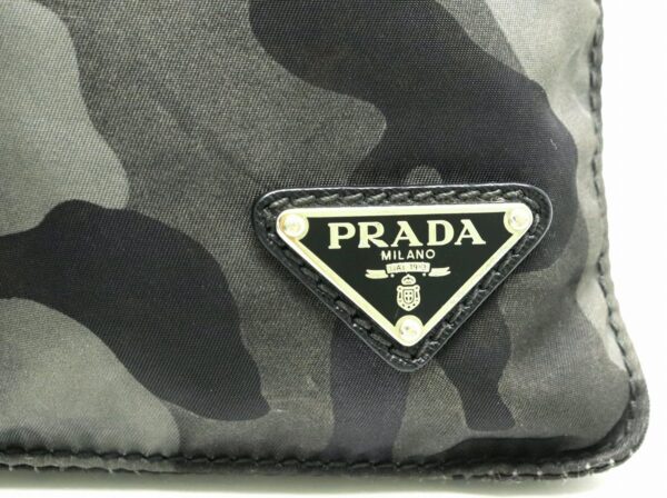 31850480 7 Prada Shoulder Bag Crossbody Camouflage Nylon Leather Khaki