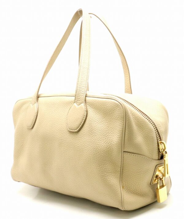 31850717 1 Prada Bag Embossed Leather Beige