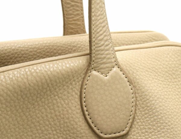 31850717 5 Prada Bag Embossed Leather Beige