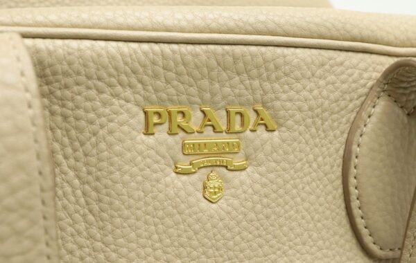 31850717 8 Prada Bag Embossed Leather Beige