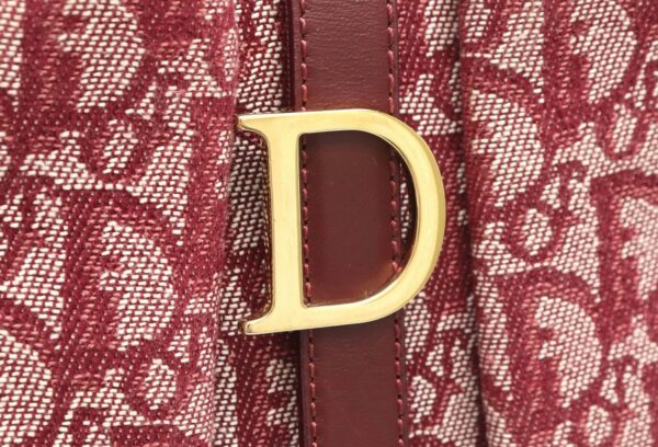 31850719 7 Christian Dior Trotter Handbag Leather Red Wine