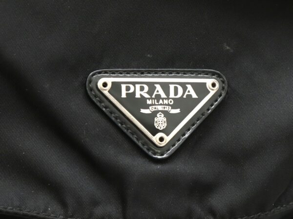 31850736 8 Prada Backpack Nylon Leather Black