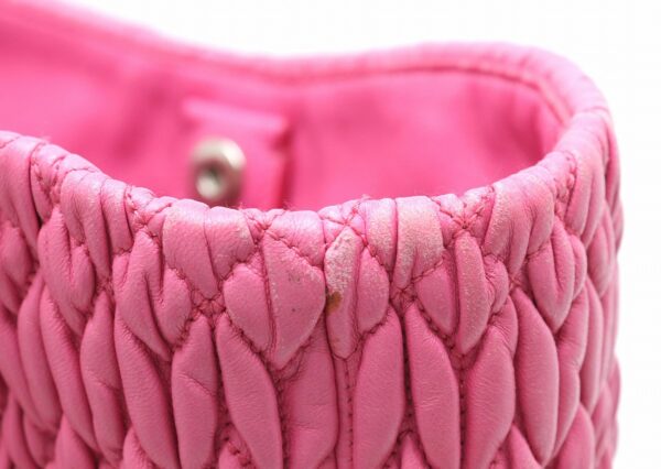 31850927 6 Miu Miu Nappa Crystal 2way Bag Leather Pink