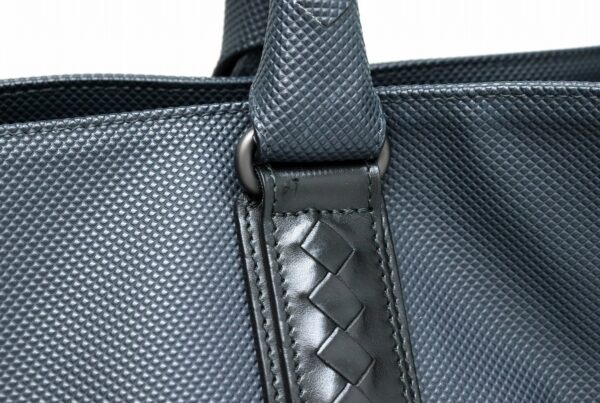 31851249 6 Bottega Veneta Marco Polo Tote Bag Leather Dark Navy Black