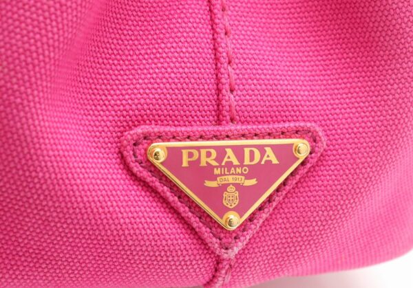 31851497 8 Prada Mini Canapa Tote Bag 2WAY Canvas Pink