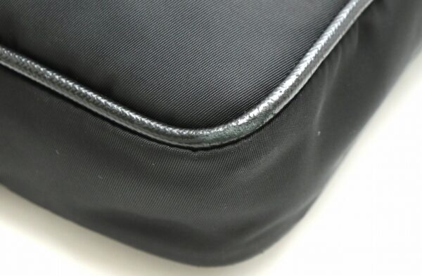 31851598 2 Prada Shoulder Bag Business Nylon Leather Black