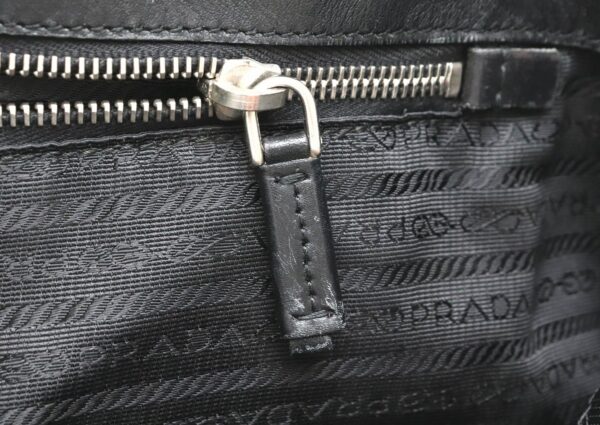 31860752 5 Prada Tote Bag Shoulder Tote Canvas Leather Black